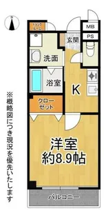 セレーノ東生駒B棟【3階】の間取り