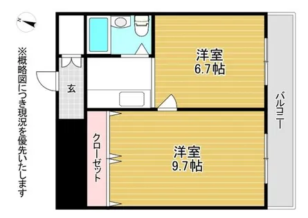 M1マンション【1階】の間取り