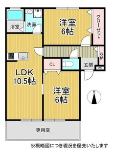 エーデルワイス【1階】の間取り