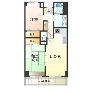 PRIME COURT【5階】の間取り