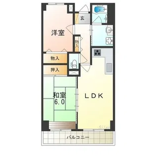 PRIME COURT【5階】の間取り