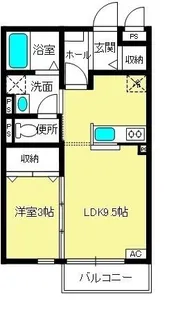 アネックス八代【103号室】の間取り