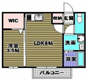 ビアンコフォレスタ【2階】の間取り