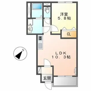 フォレスト・ヴィラ【1階】の間取り