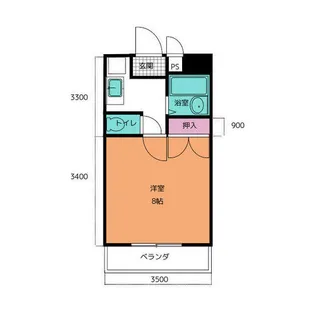 めぞんリバーサイド【202号室】の間取り