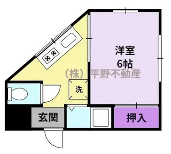 小頭アパート【2階】の間取り