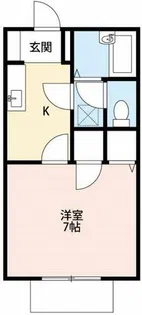 ルミエールA【1階】の間取り