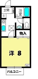 ノースヴィレッジⅠ【103号室】の間取り