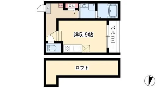 stage新栄【1階】の間取り