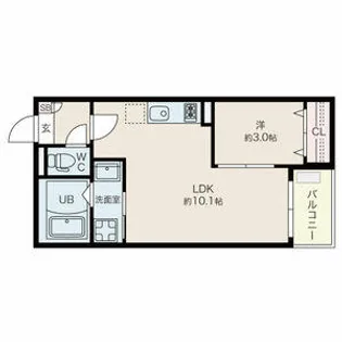 Jack hirade1【1階】の間取り