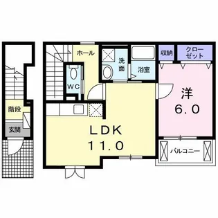 グランヒルズ【2階】の間取り