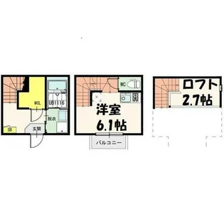 GiftⅠ【1階】の間取り