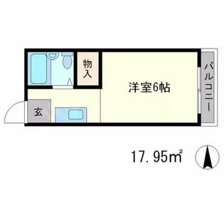 メイプルハイツ【2階】の間取り