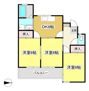 メゾン近耕【502号室】の間取り