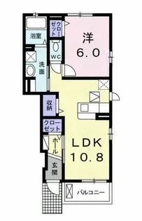 クオーレ Ⅰ【1階】の間取り