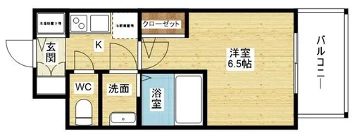 エスリードレジデンス大阪WEST【3階】の間取り