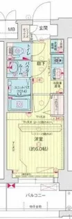 プレサンス南堀江ザ・センス【2階】の間取り