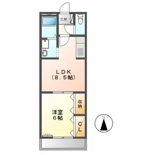 サンビレッジ28【2階】の間取り