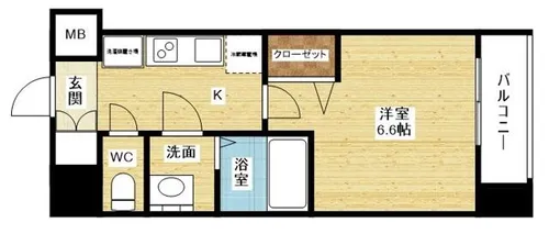 プレサンス西中島南方セレスト【5階】の間取り