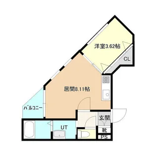 ブランノワール煌【3階】の間取り
