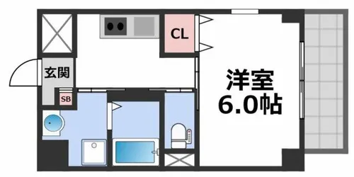 PLUM GALAXY【4階】の間取り