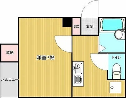 パレ千郷【4階】の間取り