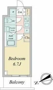 オーキッドレジデンス鶴舞【6階】の間取り
