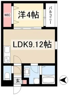 アークス八田【2階】の間取り