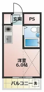 1Rの間取り画像
