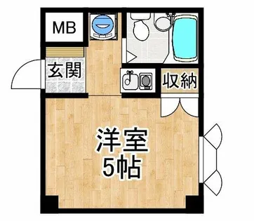 シャルム山村PARTⅠ【3階】の間取り