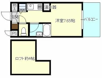 メゾンエルセラーン【6階】の間取り