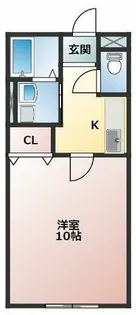 愛知県春日井市朝宮町2丁目【アパート】の間取り