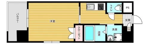 リファレンス小倉駅前【406号室】の間取り