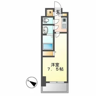エスリード新栄プライム【1303号室】の間取り