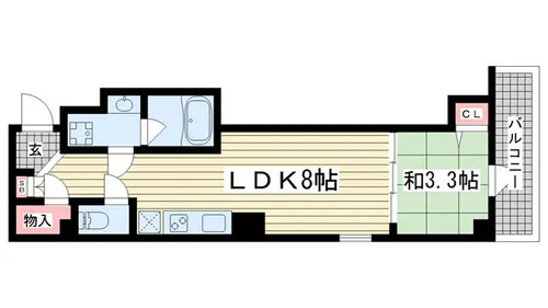 シェワズ・レガリア【7階】の間取り