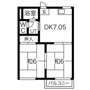 タウニー8【1階】の間取り