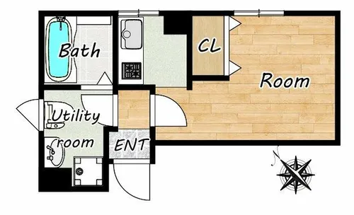 美代志ビル【4階】の間取り
