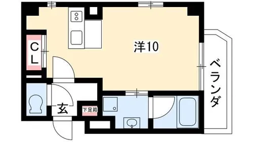 シティライフ池下西【406号室】の間取り