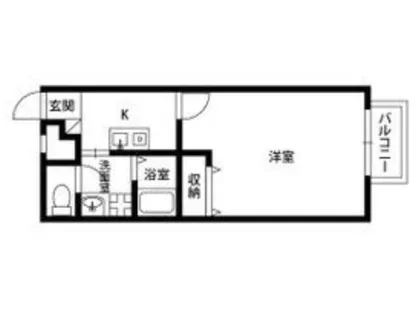 ウェール【1階】の間取り