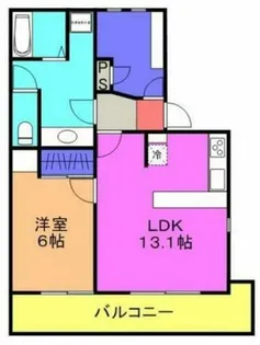 フィオーレコリーナ【101号室】の間取り