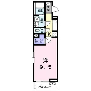 シュエット【0103号室】の間取り