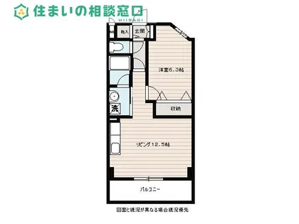愛知県岡崎市井田町字東城【マンション】の間取り