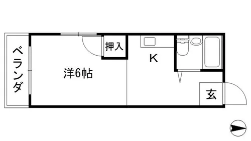 京都府京都市上京区聚楽町【マンション】の間取り