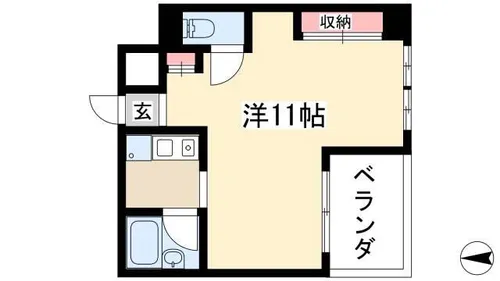 リーブル千種【2階】の間取り