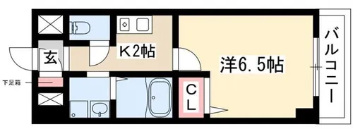 グリーンハイツ白川【202号室】の間取り
