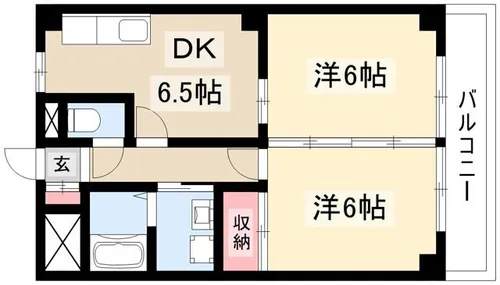 第3タジックビル【603号室】の間取り