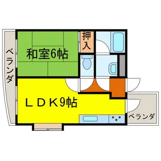 あじさいマンション【2階】の間取り