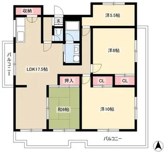 リアライズ猪子石【12階】の間取り