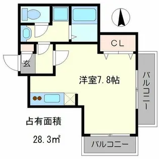 シェーンブルン【3階】の間取り