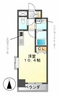 エルスタンザ東別院【2階】の間取り